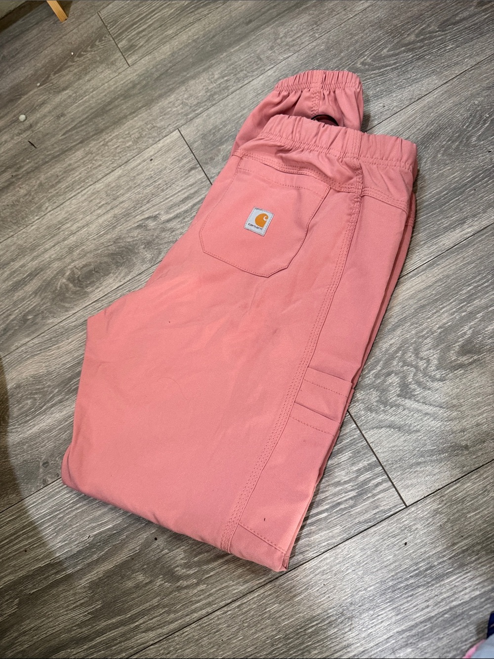 Carhartt womens Rose Pink Scrub Joggers